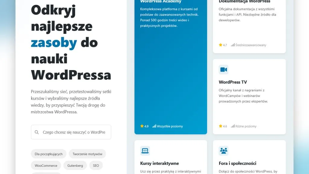 Skąd uczyć się WordPressa?