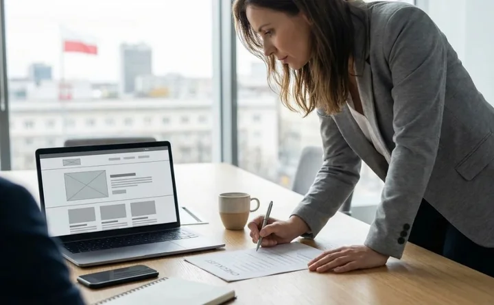 Co musi mieć dobra strona firmowa w 2026 — kompletna checklista