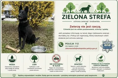 Upał grozi nie tylko psom. Policja przypomina, jak chronić zwierzęta