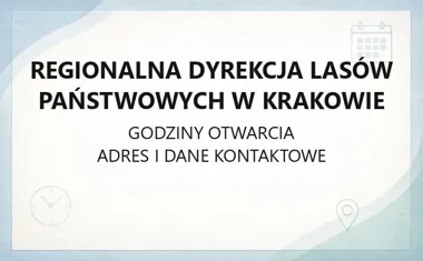 Regionalna Dyrekcja Lasów Państwowych w Krakowie - kontakt, godziny, informacje