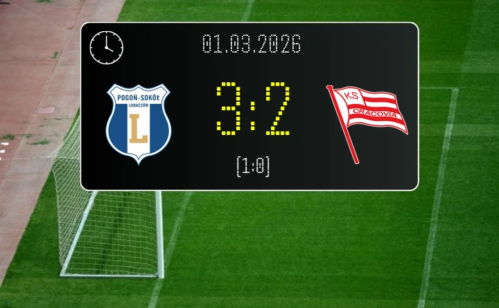 [PIŁKA NOŻNA] Pogoń-Sokół Lubaczów – Cracovia II 3:2 – emocjonująca walka o punkty w Betclic 3. Liga Grupa 4 (Grupa IV)