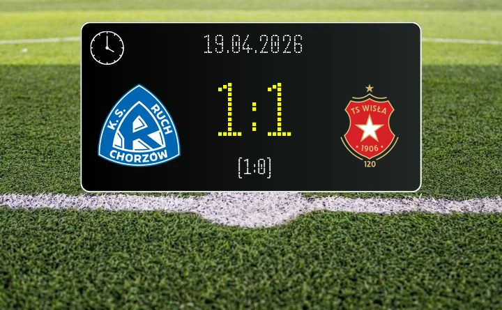 [PIŁKA NOŻNA] Mecz mistrzów w Betclic 1. lidze: Ruch Chorzów – Wisła Kraków 1:1