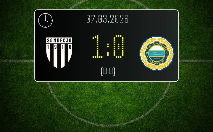 [PIŁKA NOŻNA] Sandecja Nowy Sącz – Hutnik Kraków 1:0 w Betclic 2. liga – Sandecja przywozi trzy punkty z trudnego starcia