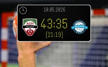 [PIŁKA RĘCZNA] Liga Centralna – AZS AGH Kraków – Grot Blachy Pruszyński Anilana 43:35. Krakowianie pewnie utrzymali podium
