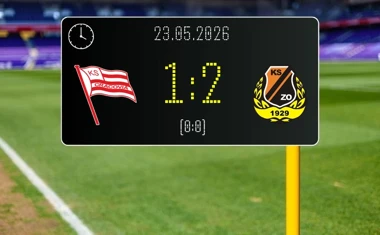 [PIŁKA NOŻNA] Betclic 3. Liga Grupa 4 (Grupa IV): Cracovia II – KSZO Ostrowiec 1:2