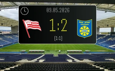 [PIŁKA NOŻNA] Betclic 3. Liga Grupa 4 (Grupa IV): Cracovia II – Stal Kraśnik 1:2
