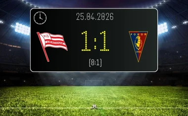 [PIŁKA NOŻNA] Cracovia – Pogoń Szczecin 1:1 w PKO BP Ekstraklasie – gol w 90+5. minucie uratował gospodarzy