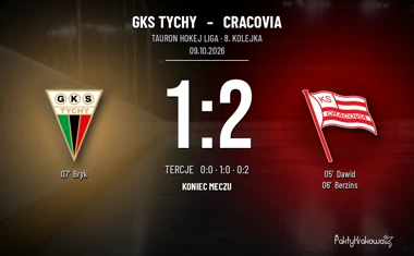 [HOKEJ] Tauron Hokej Liga – GKS Tychy – Cracovia 1:2, krakowska odpowiedź w 66 sekund