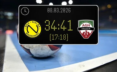 [PIŁKA RĘCZNA] MKS Nielba Wągrowiec – AZS AGH Kraków 34:41 – Liga Centralna, kolejka 19. Goście z Krakowa wygrali i umacniają pozycję w tabeli