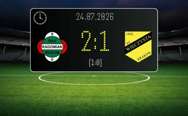 [PIŁKA NOŻNA] Radomiak Radom – Wieczysta Kraków 2:1. Gospodarze z kompletem punktów na start PKO BP Ekstraklasy