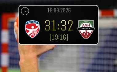 [PIŁKA RĘCZNA] Liga Centralna: SMS ZPRP Kielce – AZS AGH Kraków 31:32. Krakowianie z ważnym zwycięstwem