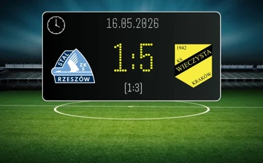 [PIŁKA NOŻNA] Betclic 1. liga: Stal Rzeszów – Wieczysta Kraków 1:5 w 33. kolejce. Goście z Krakowa pewnie wygrywają w Rzeszowie