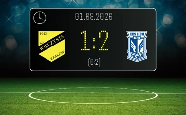 [PIŁKA NOŻNA] Wieczysta Kraków – Lech Poznań 1:2. Lech wygrał w Krakowie w 2. kolejce PKO BP Ekstraklasy