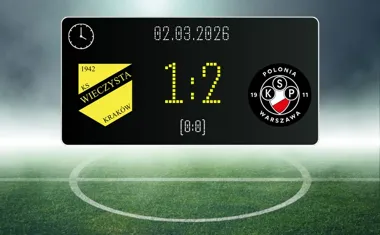 [PIŁKA NOŻNA] Wieczysta Kraków – Polonia Warszawa 1:2 – hit 23. kolejki Betclic 1. ligi