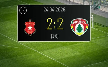 [PIŁKA NOŻNA] Betclic 1. liga – Wisła Kraków – Puszcza Niepołomice 2:2. Lider z Krakowa podzielił się punktami w derbach Małopolski