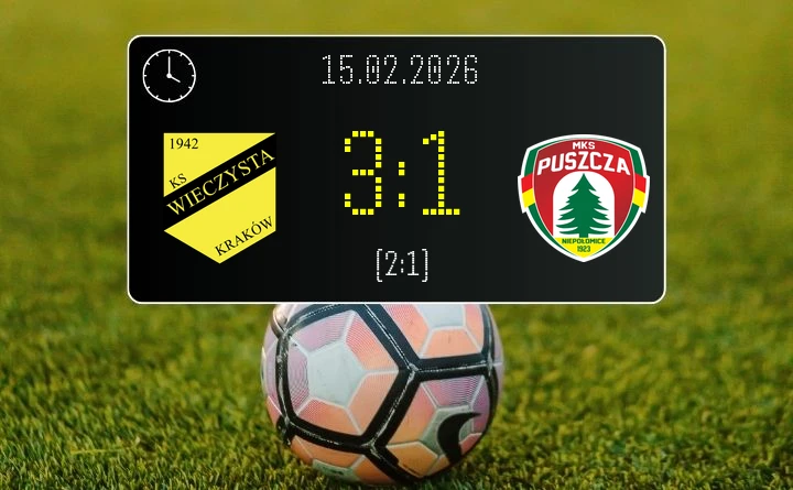 [PIŁKA NOŻNA] Wieczysta Kraków – Puszcza Niepołomice 3:1 – Walka o punkty w Betclic 1. lidze