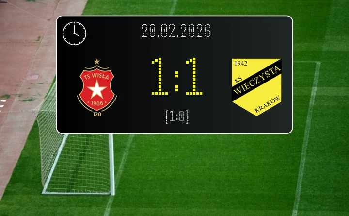 [PIŁKA NOŻNA] Wisła Kraków – Wieczysta Kraków 1:1 – Remis w walce o punkty w Betclic 1. lidze