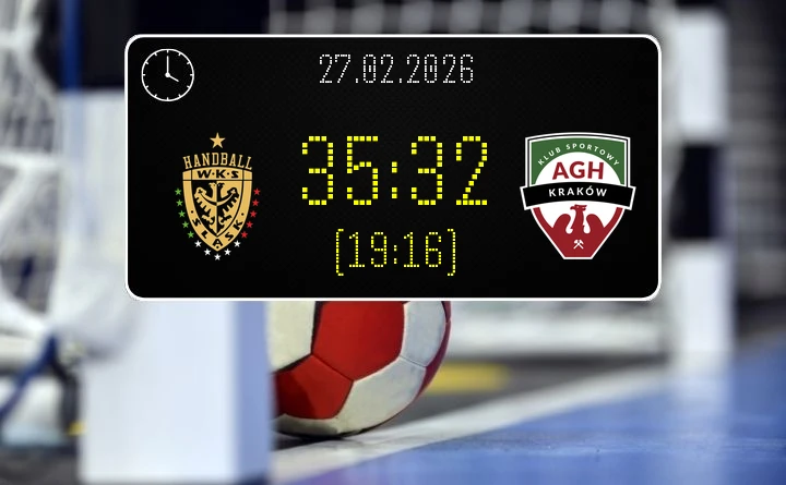 [PIŁKA RĘCZNA] WKS Śląsk Wrocław – AZS AGH Kraków 35:32 – kluczowe starcie w Lidze Centralnej, kolejka 18
