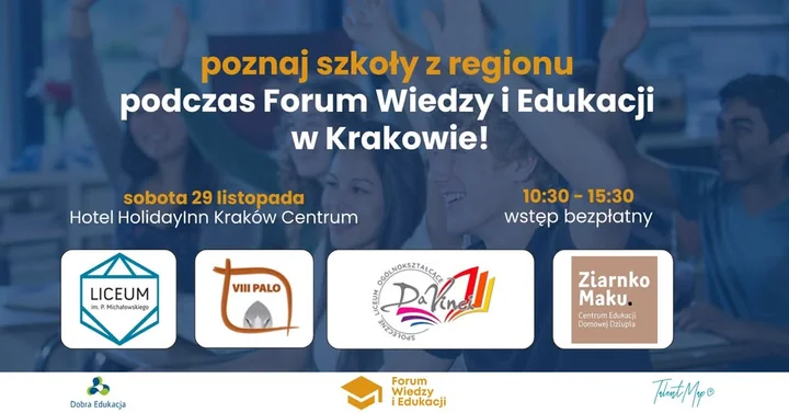 Obraz do artykułu: Największe Targi Niepublicznych Szkół Średnich w Krakowie