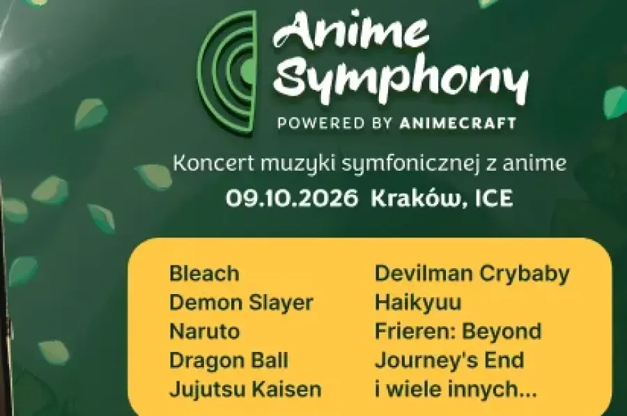 Grafika promocyjna wydarzenia Anime Symphony