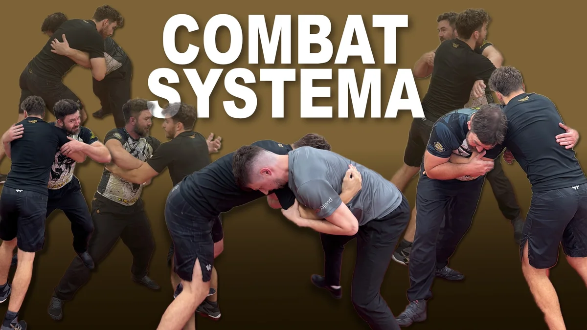 Grafika promocyjna wydarzenia Combat Systema Kraków: uderzenia i chwyty