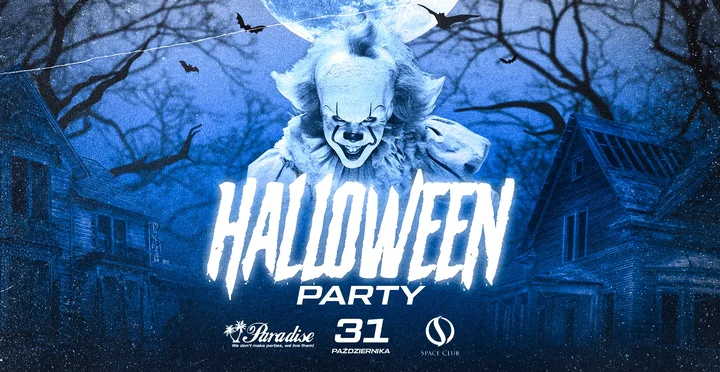 Grafika promocyjna wydarzenia Halloween Kraków 2025 — impreza w Space Club (31 października)
