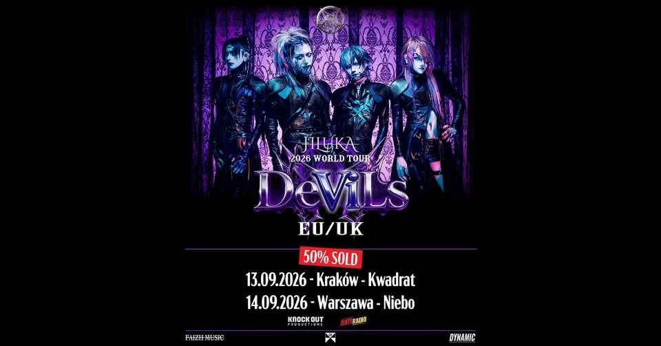 Grafika promocyjna wydarzenia Jiluka koncert Kraków 2026