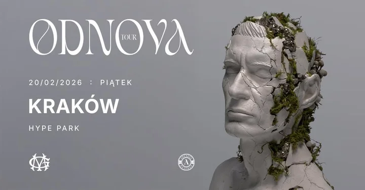 Grafika promocyjna wydarzenia KALI – ODNOVA Tour w Krakowie