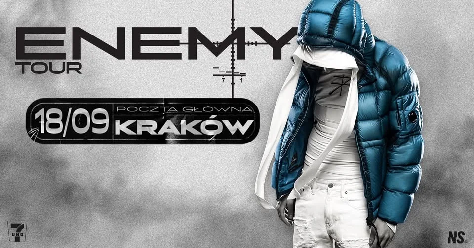 Grafika promocyjna wydarzenia kidzlori | ENEMY TOUR | Kraków – koncert trapowy