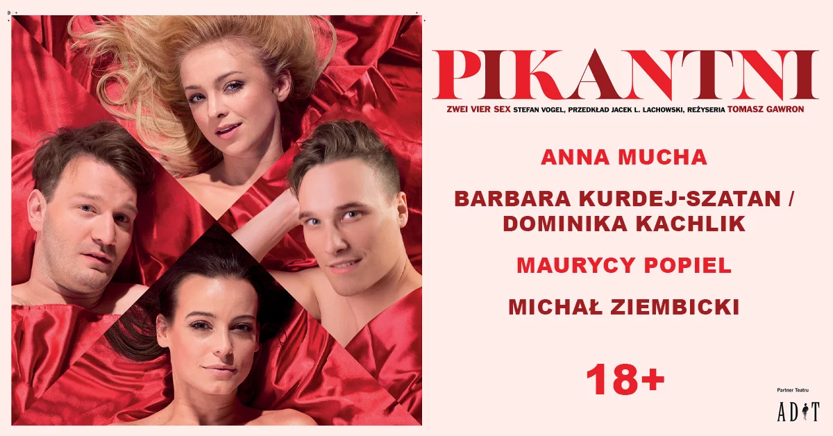 Grafika promocyjna wydarzenia Komediowy spektakl o relacjach i związkach w Krakowie