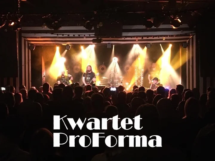 Obrazek przedstawia grafikę promocyjną wydarzenia Kwartet ProForma zagra w Krakowie — koncert 4 grudnia 2025