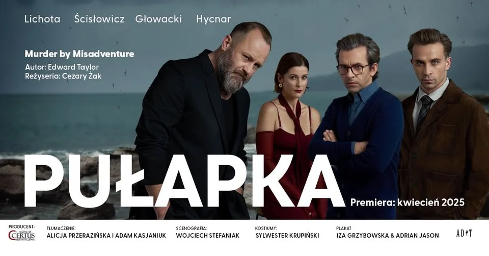 Grafika promocyjna wydarzenia Pułapka: kryminał w Krakowie