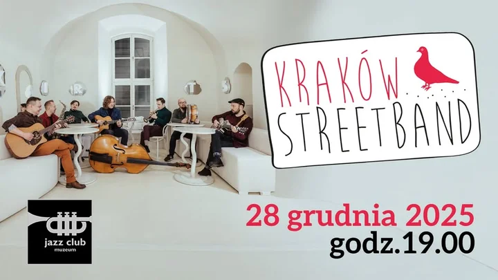 Grafika promocyjna wydarzenia Kraków Street Band — poświąteczny koncert w Jaworznie