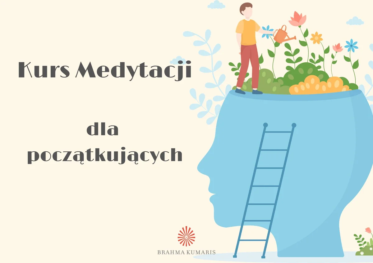 Grafika promocyjna wydarzenia Kurs Medytacji dla początkujących w Krakowie