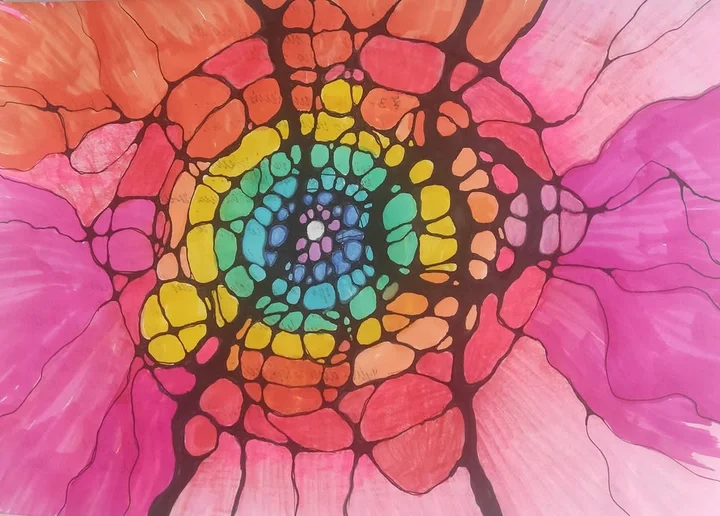 Grafika promocyjna wydarzenia Neurograficzny Kraków: warsztat rysunku neurograficznego w temacie „Miłość”