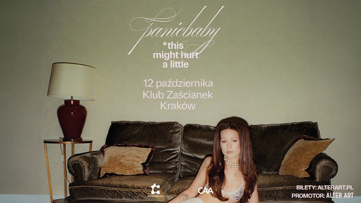 Grafika promocyjna wydarzenia PANICBABY w Krakowie