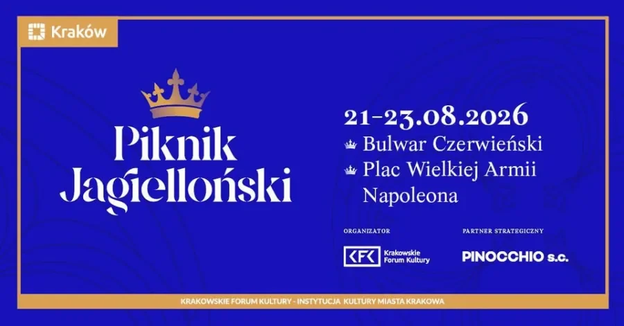 Grafika promocyjna wydarzenia Piknik Jagielloński