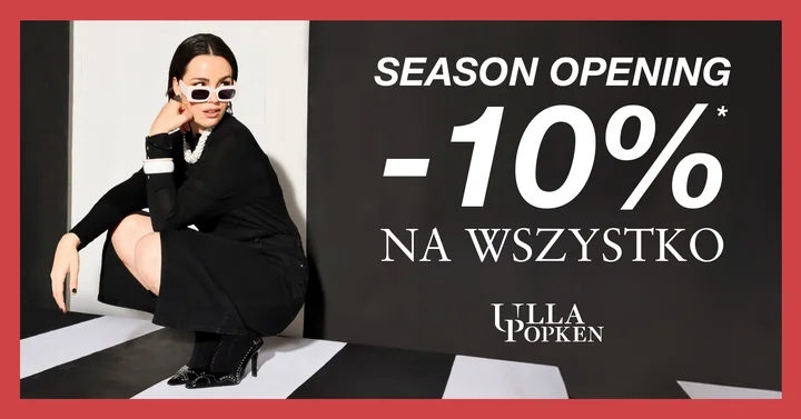 Obrazek przedstawia grafikę promocyjną wydarzenia Otwarcie sezonu jesiennego w sklepie Ulla Popken w Krakowie