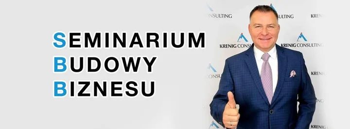 Grafika promocyjna wydarzenia Seminarium Budowy Biznesu (SBB) — Kraków, 6–7 grudnia 2025