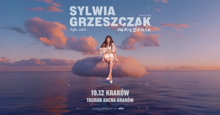 Obrazek przedstawia grafikę promocyjną wydarzenia Sylwia Grzeszczak w TAURON Arena Kraków — koncert 19 grudnia 2025