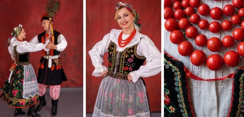 Grafika promocyjna wydarzenia „Tańczę w Czerwonych…” – jubileusz X-lecia ZPiT „Czerwone Korale”