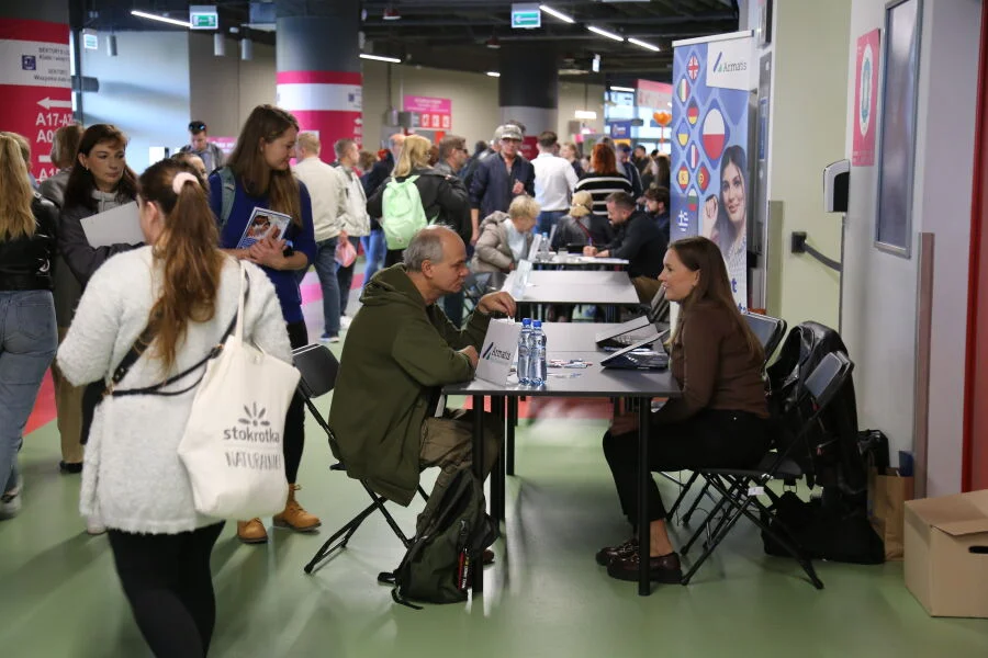 Grafika promocyjna wydarzenia Targi Pracy i Przedsiębiorczości