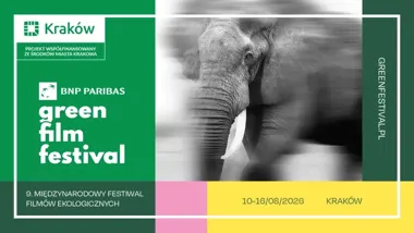 Grafika promocyjna wydarzenia BNP Paribas Green Film Festival