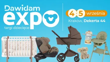 Grafika promocyjna wydarzenia Dawidam EXPO w Krakowie
