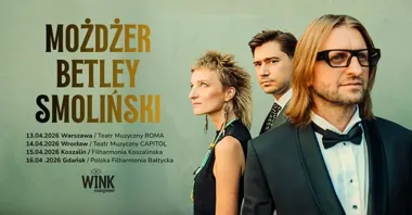Grafika promocyjna wydarzenia Kraków: Możdżer/Betley/Smoliński – koncert w Auditorium Maximum UJ