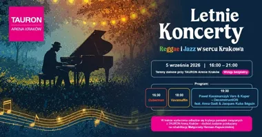 Grafika promocyjna wydarzenia Letnie koncerty w TAURON Arenie Kraków