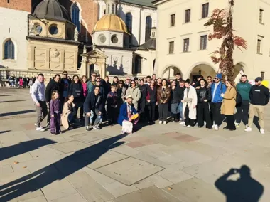Grafika promocyjna wydarzenia Old Town Kraków tour — spacer po Starym Mieście z przewodnikiem