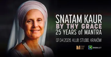 Grafika promocyjna wydarzenia Snatam Kaur — By Thy Grace — koncert w Krakowie, 7 kwietnia 2026
