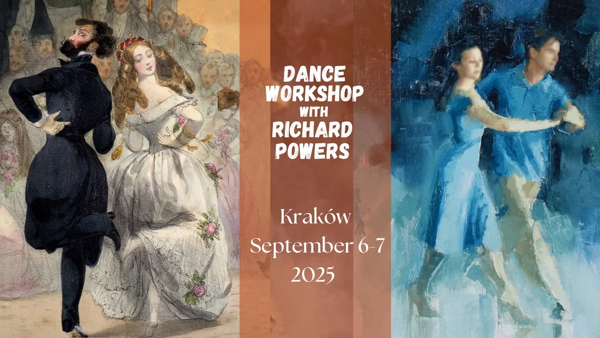 Grafika promocyjna wydarzenia Weekendowe warsztaty taneczne z Richardem Powersem w Krakowie