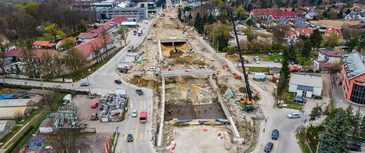 Tunel w Zabierzowie przebity. Teraz widać kształt obwodnicy